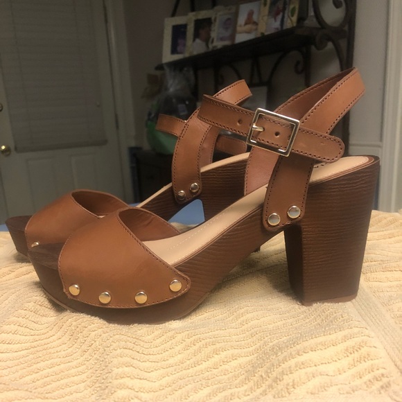 Gianni Bini brown ankle strappy platform 7m - Picture 6 of 6